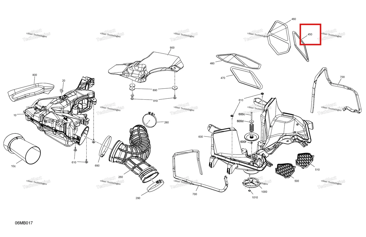Деталь 508001035 на схеме узла 2022 Ski-Doo SUMMIT 850 E-TEC TURBO - X - Package 154