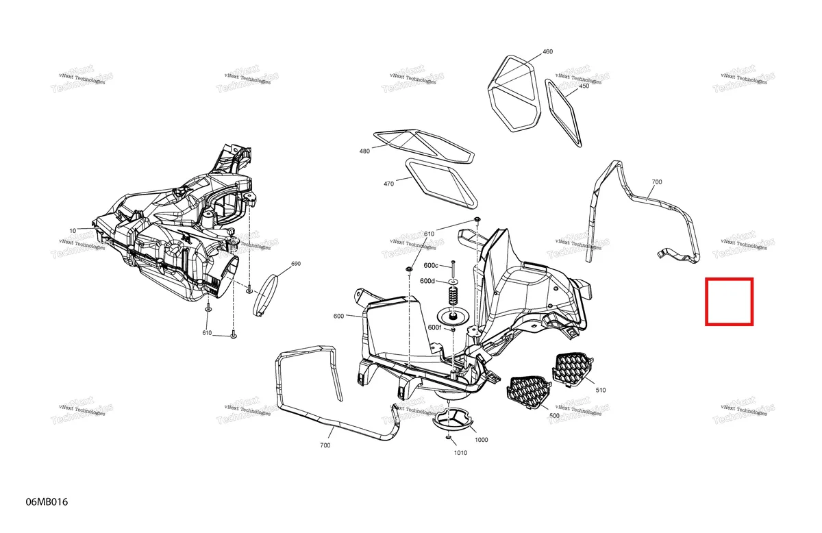 Деталь 508001038 на схеме узла 2022 Ski-Doo SUMMIT 850 E-TEC - X - Package 154