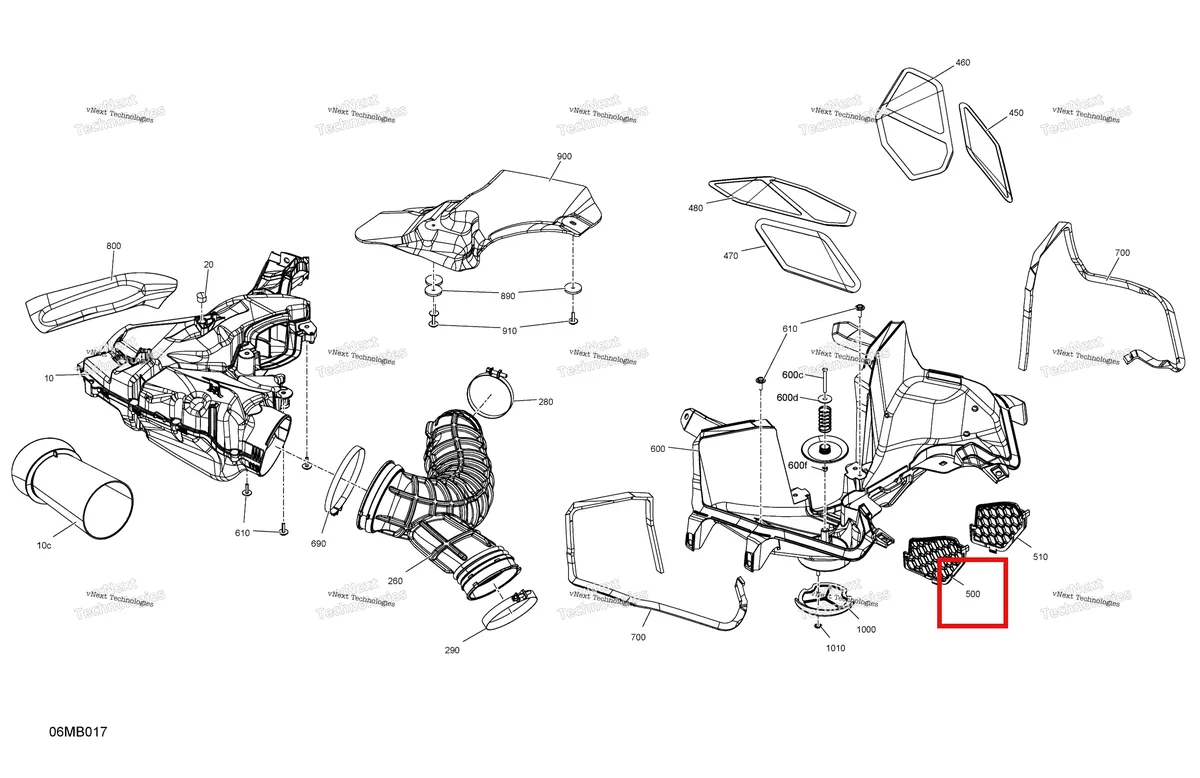 Деталь 508001049 на схеме узла 2022 Ski-Doo SUMMIT 850 E-TEC TURBO - X - Package 154