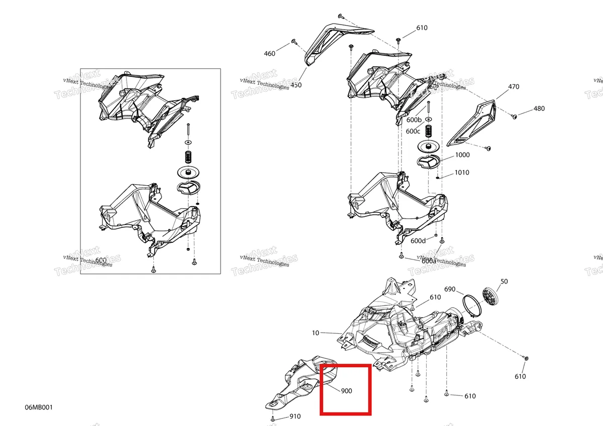 Деталь 508001153 на схеме узла Engine - Air Intake