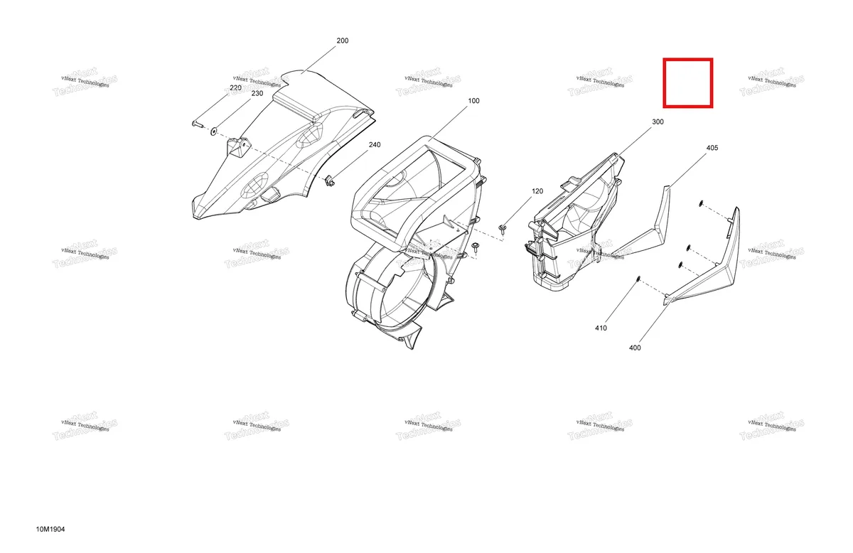 Деталь 509000451 (Воздушная камера) на схеме узла 2019 Ski-Doo EXPEDITION SPORT 550F Cooling - 550F