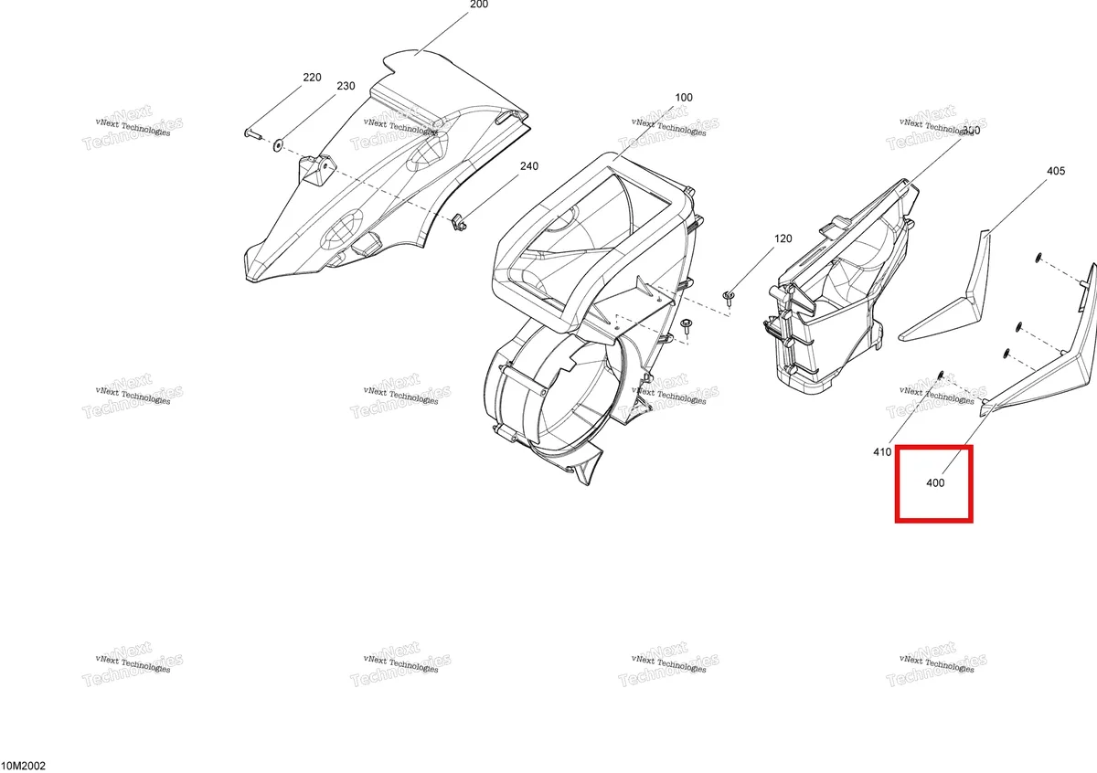 Деталь 509000611 на схеме узла 2020 Ski-Doo EXPEDITION SPORT 550F Cooling - System