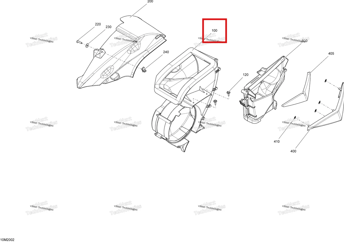 Деталь 509000840 (Впускной Канал) на схеме узла 2020 Ski-Doo EXPEDITION SPORT 550F Cooling - System