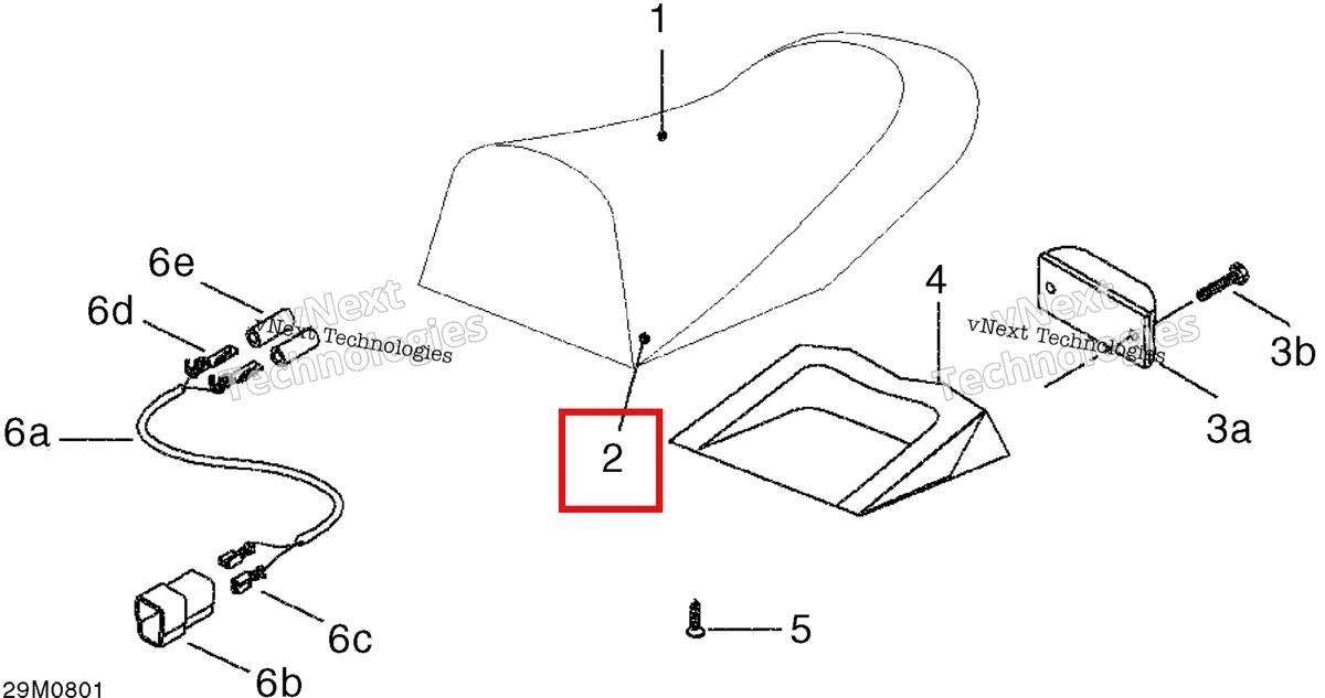 Деталь 510004035 на схеме узла 2008 Ski-Doo Mini Z Seat