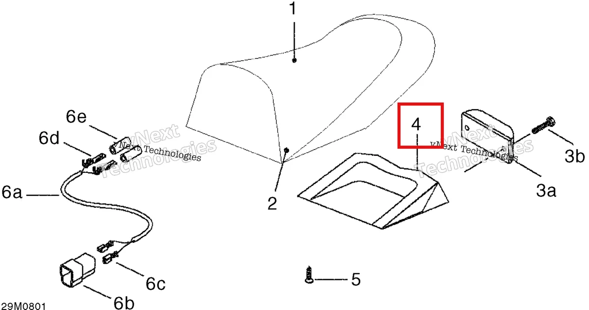 Деталь 510004169 на схеме узла 2008 Ski-Doo Mini Z Seat