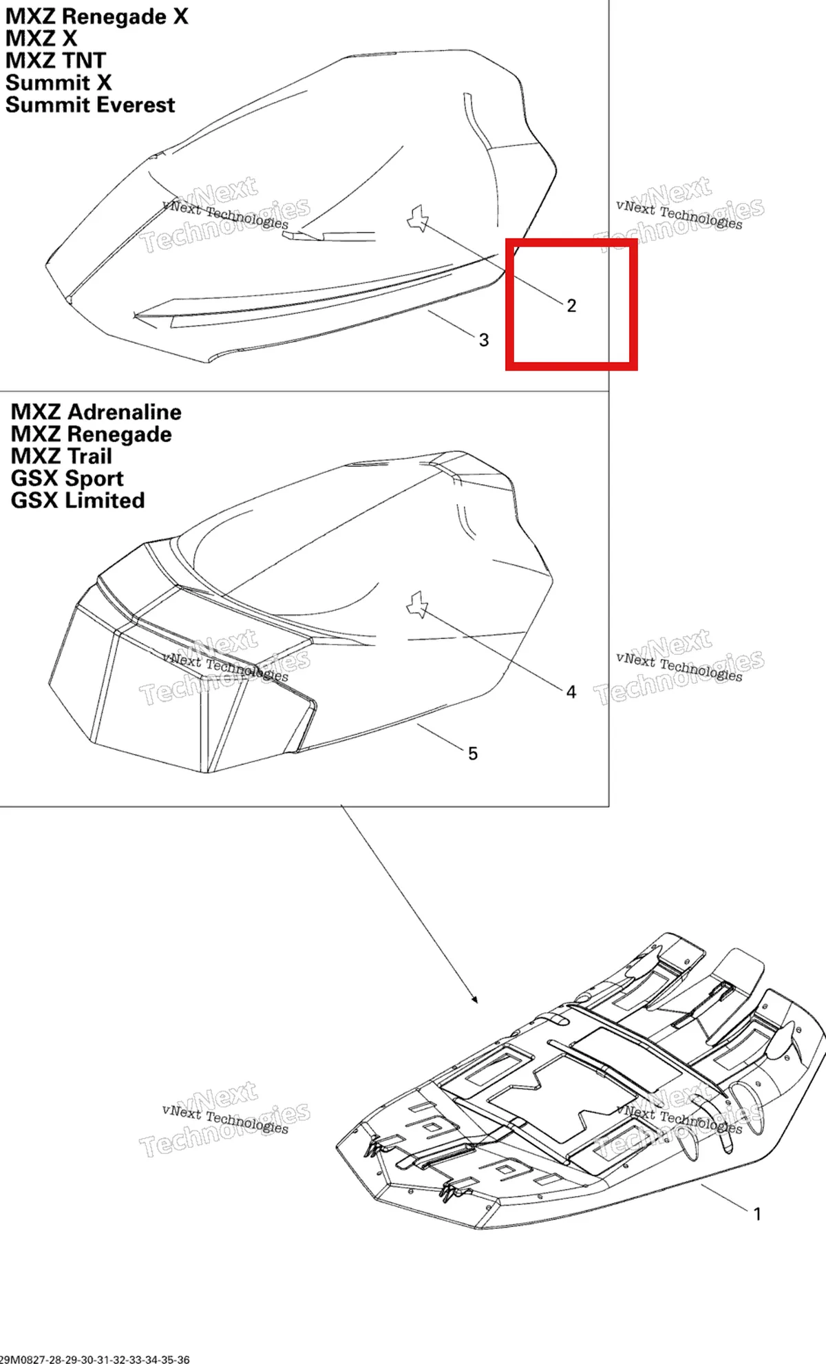 Деталь 510004691 на схеме узла Seat