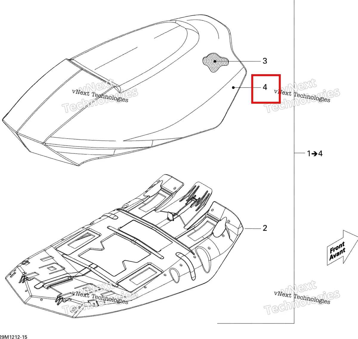 Деталь 510005378 на схеме узла Seat