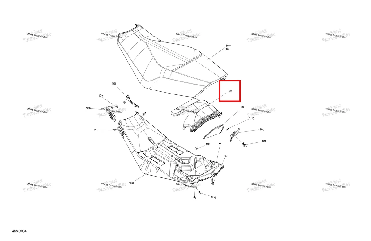 Деталь 510005413 на схеме узла Body - Seat