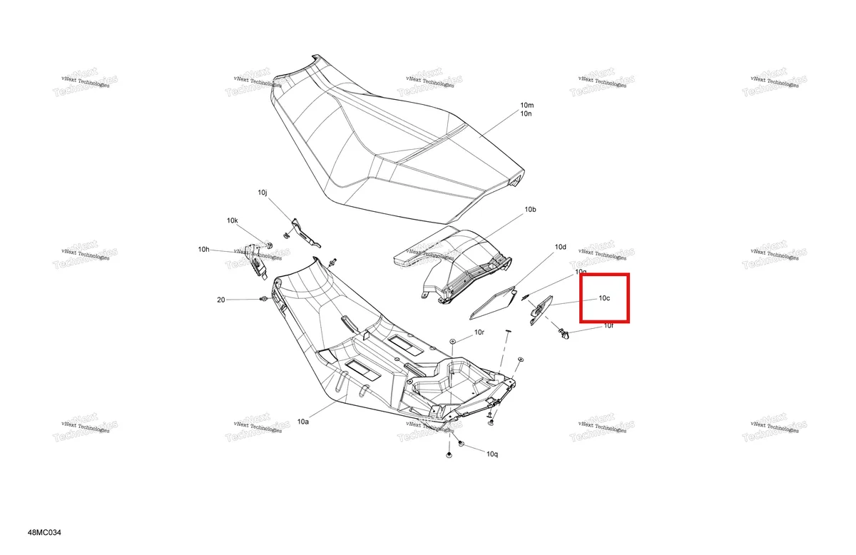 Деталь 510005414 на схеме узла Body - Seat