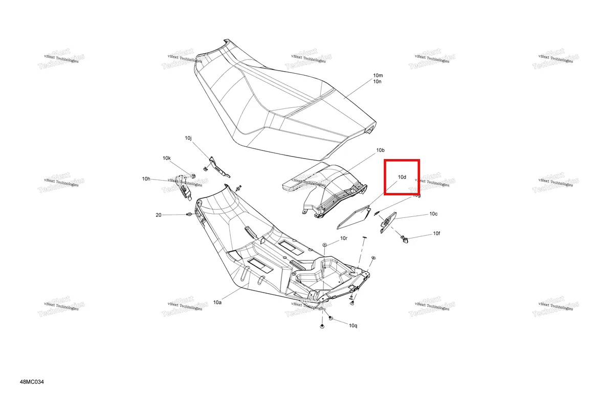Деталь 510005415 на схеме узла Body - Seat