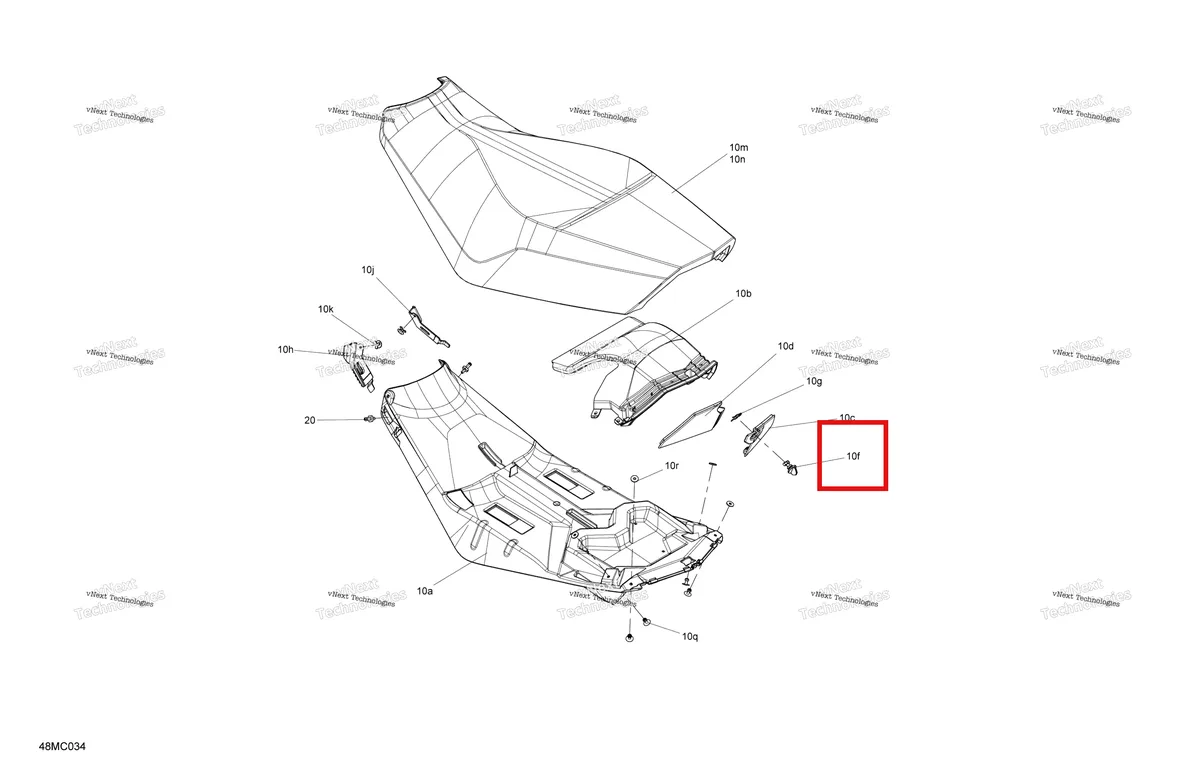 Деталь 510005416 на схеме узла Body - Seat