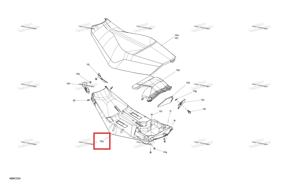 Деталь 510006312 на схеме узла Body - Seat