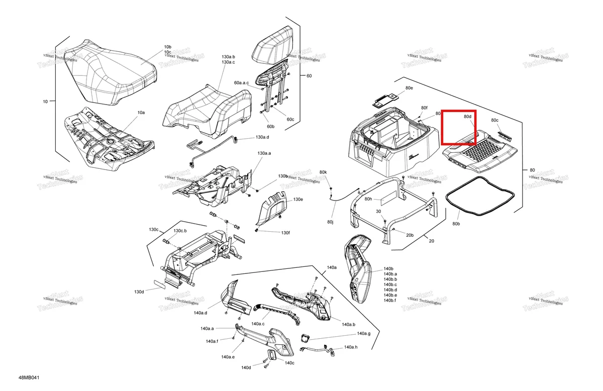 Деталь 510006412 на схеме узла 2022 Ski-Doo EXPEDITION LE 600R E-TEC Body - Seat