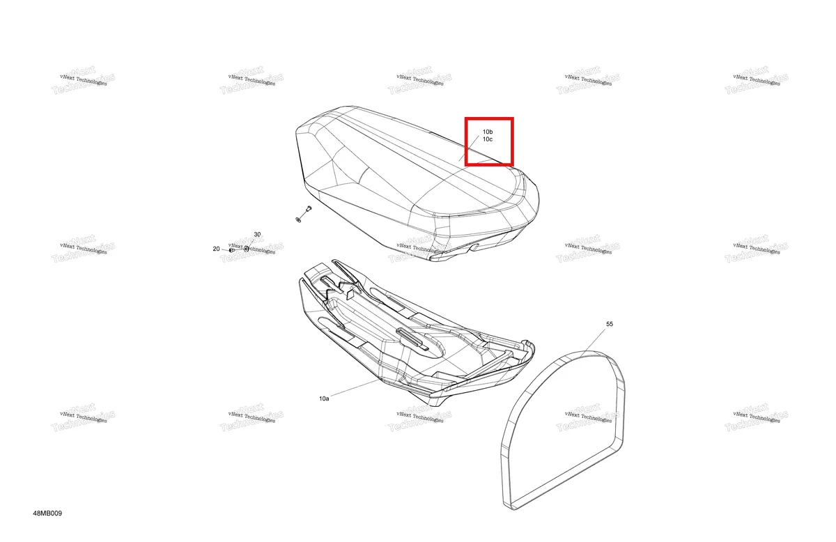 Деталь 510006699 на схеме узла Body - Seat