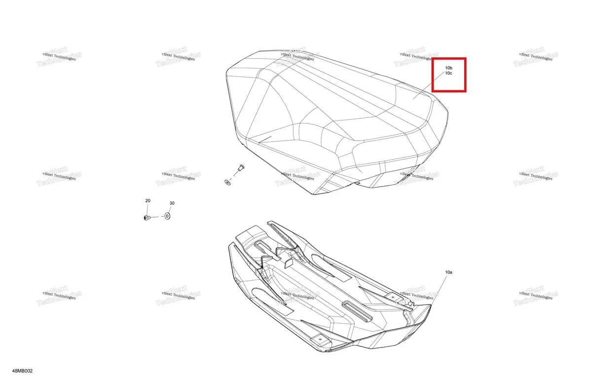 Деталь 510007007 на схеме узла Body - Seat