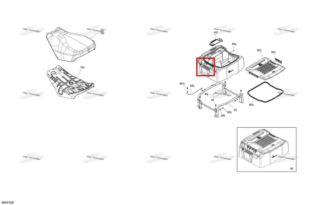 Деталь 510007974 на схеме узла 2026 Ski-Doo EXPEDITION - XTREM - 850 E-TEC - ADTA - Deep Black - 20X154X1.8CST8 Track Body - Seat