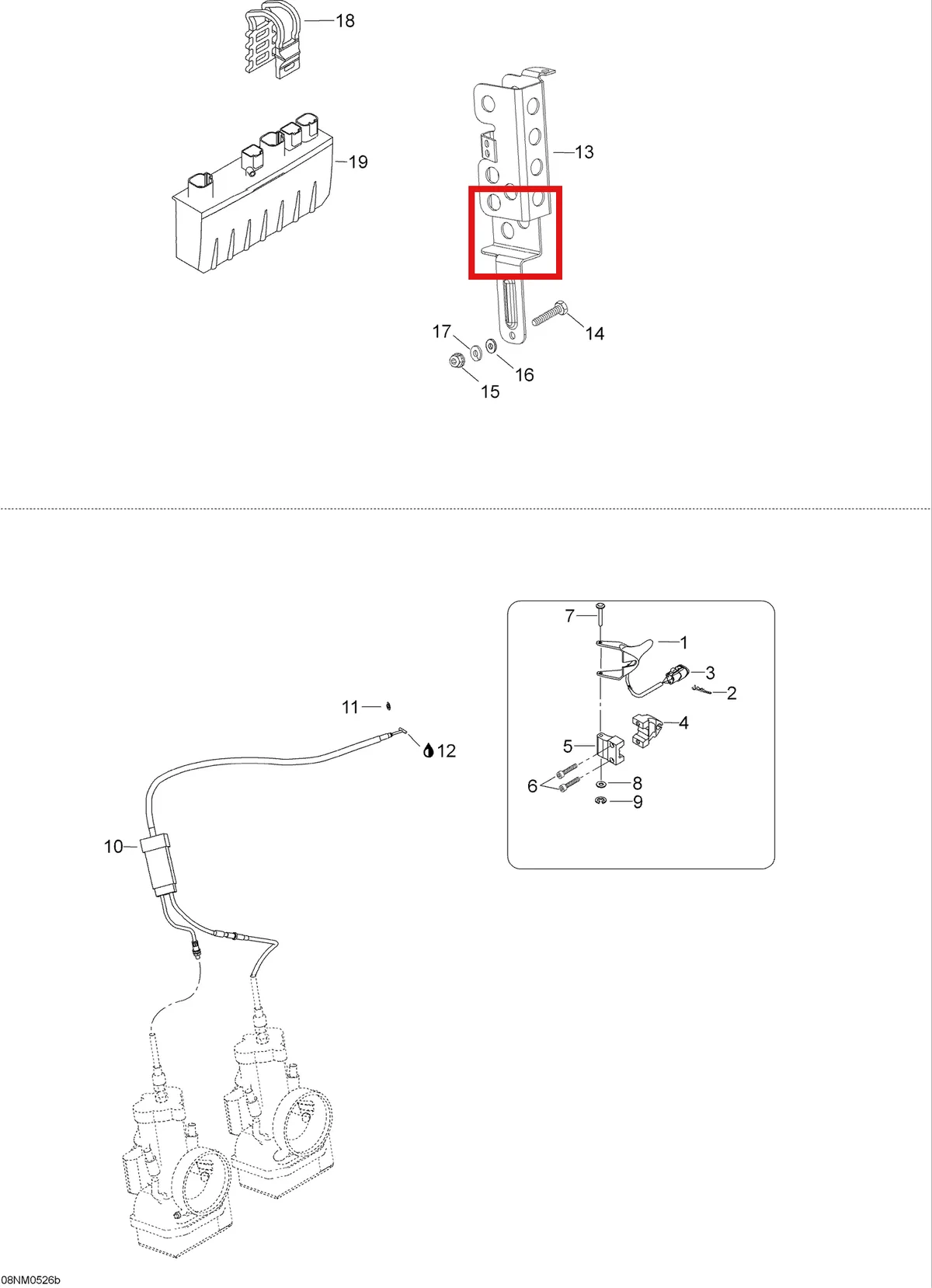 Деталь 512059985 (Деталь Module Calib.) на схеме узла 01- Engine