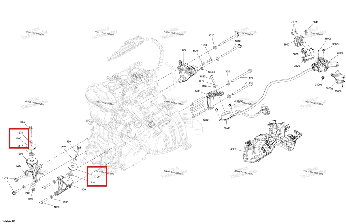 Деталь 512061203 на схеме узла 2027 Ski-Doo TUNDRA - SPORT - 600 ACE - GMVA - Neo Yellow - 15X146X1.6C Track Engine - System