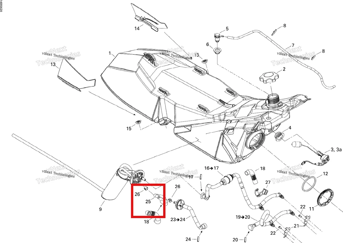 Деталь 513033166 на схеме узла Fuel System