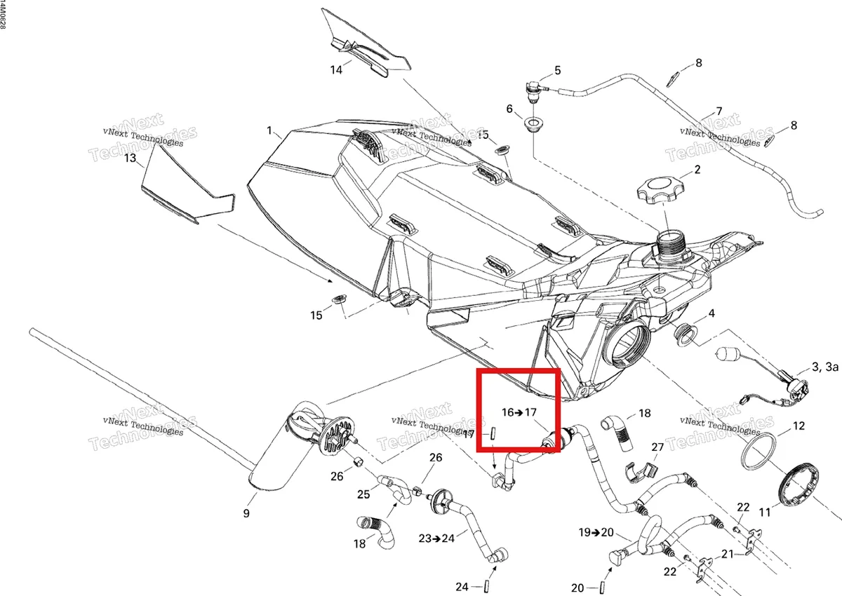 Деталь 513033429 на схеме узла Fuel System