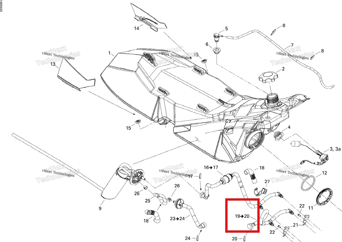 Деталь 513033436 на схеме узла Fuel System