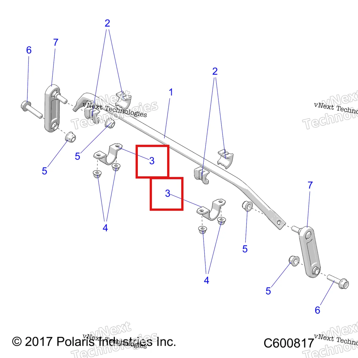 Деталь 5134458 на схеме узла Suspension, Sway Bar, Race S27tlc8rs