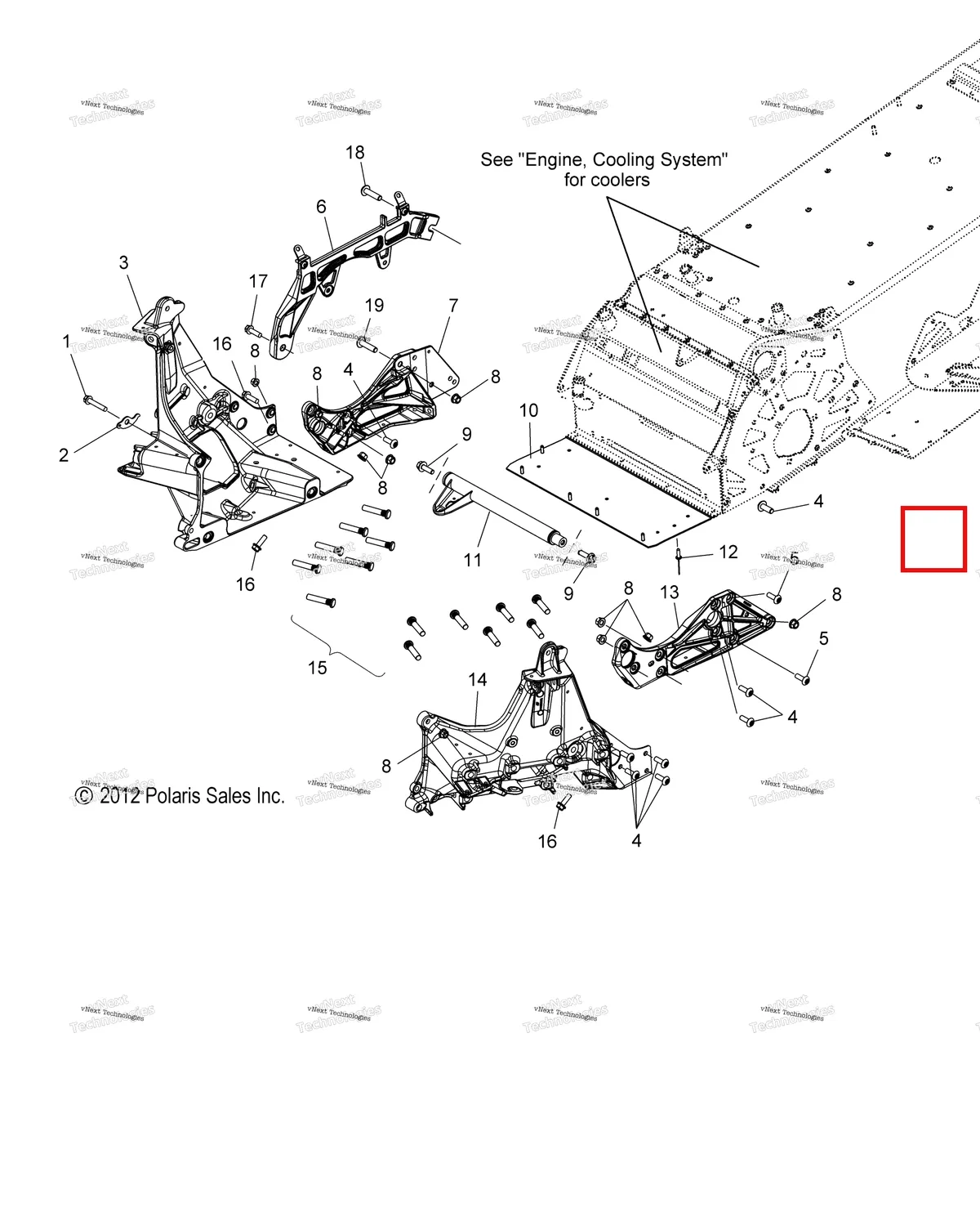 Деталь 5136332 на схеме узла Chassis, Bulkhead Asm