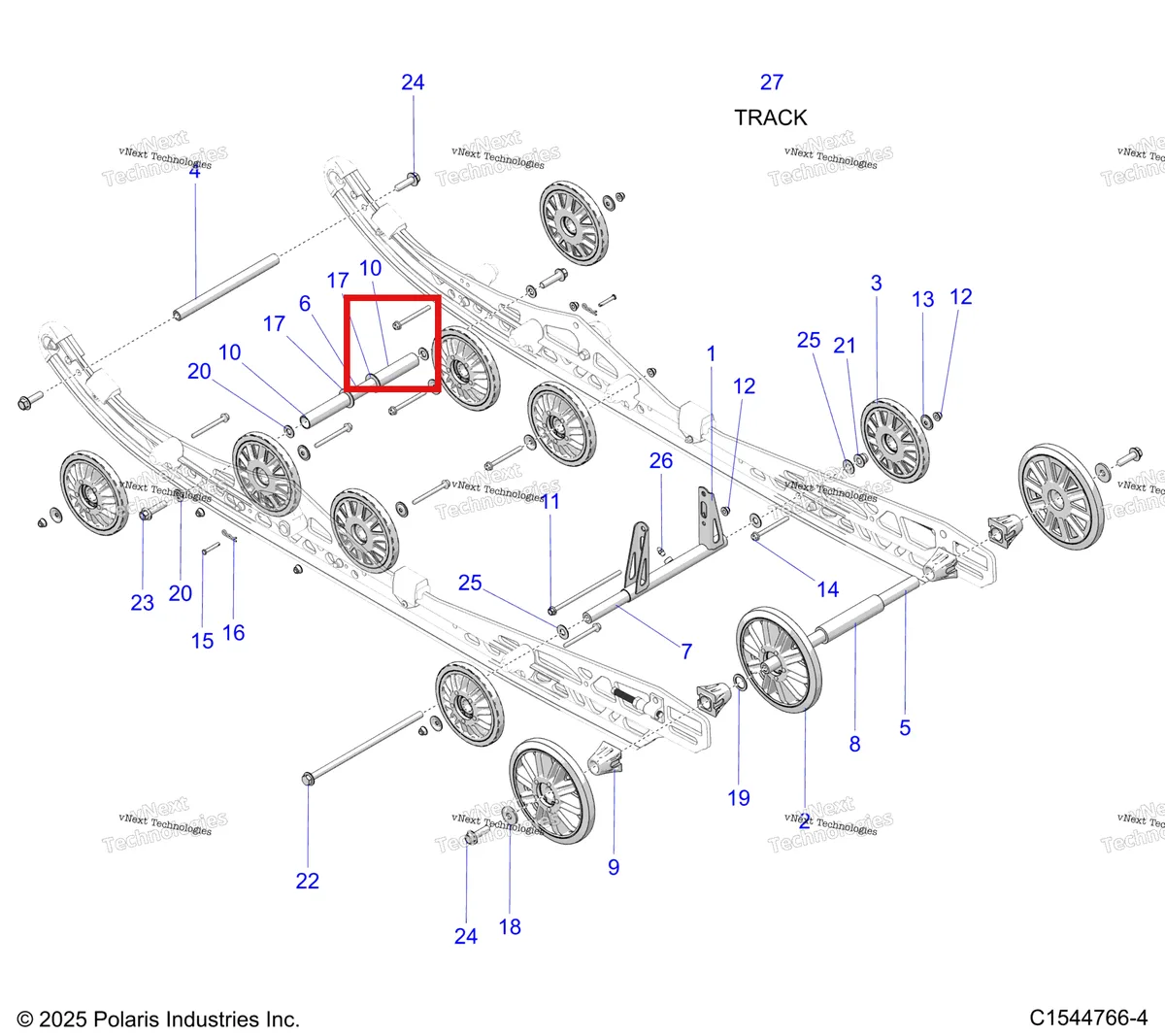 Деталь 5136572 на схеме узла Suspension, Rear S27tlb6rs