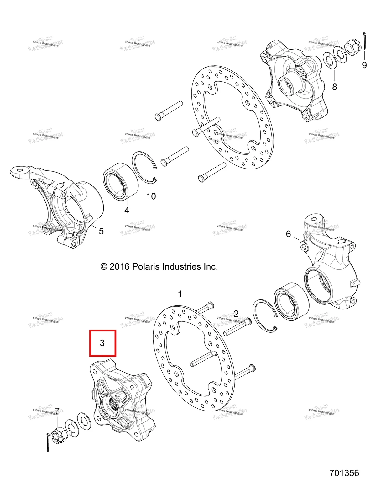 Деталь 5137219 на схеме узла Suspension, Front Carrier