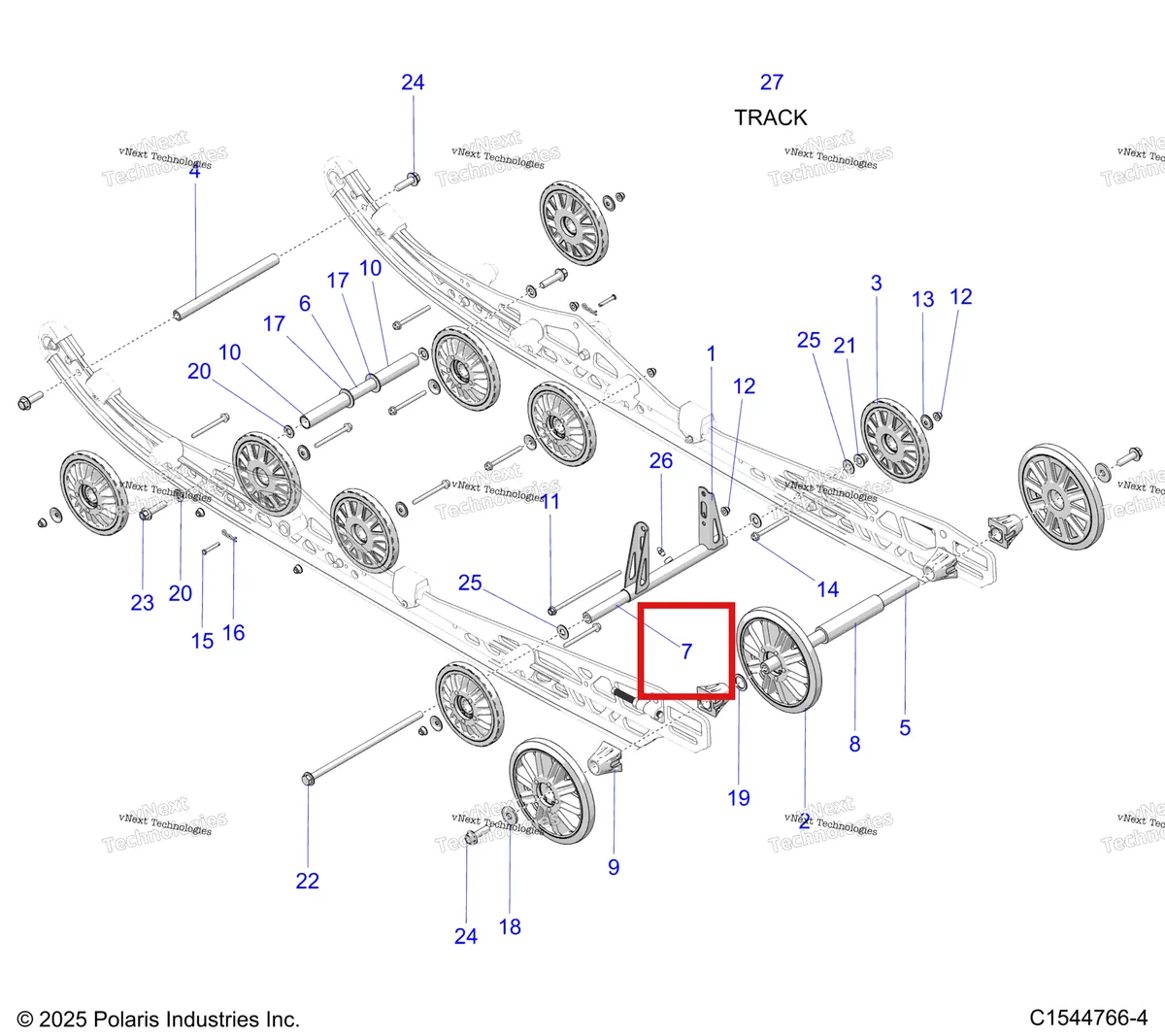 Деталь 5137418 на схеме узла Suspension, Rear S27tlp8rs