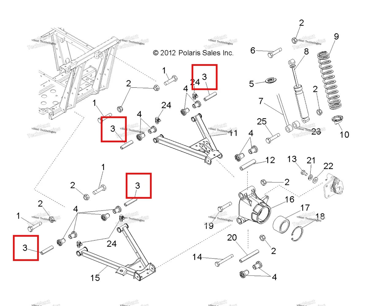 Деталь 5137591 на схеме узла Suspension, Rear