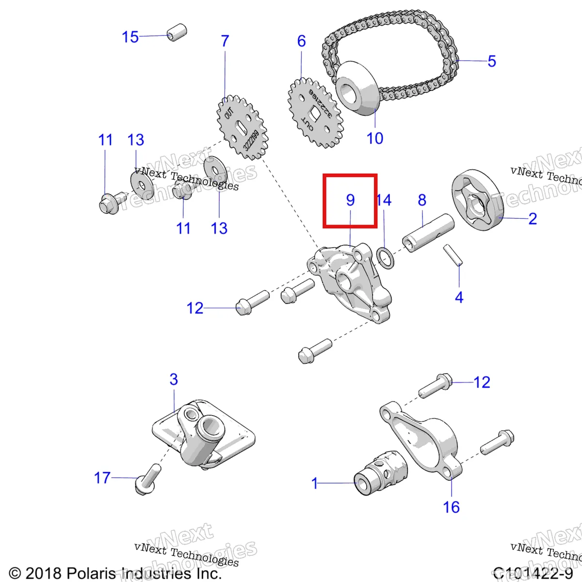 Деталь 5138320 на схеме узла Engine, Oil Pump