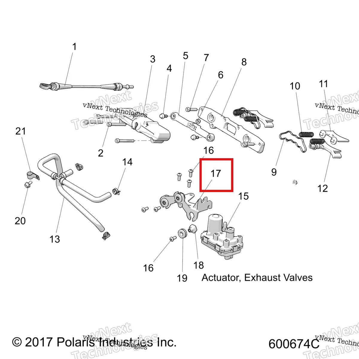 Деталь 5139022 на схеме узла Engine, Exhaust Valve Asm