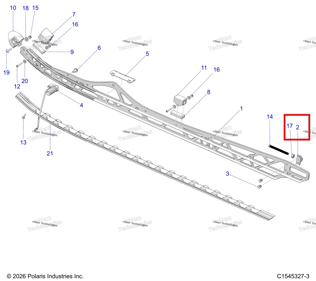 Деталь 5139435 на схеме узла Suspension, Rail Beams, Lh/Rh S27tgm9b