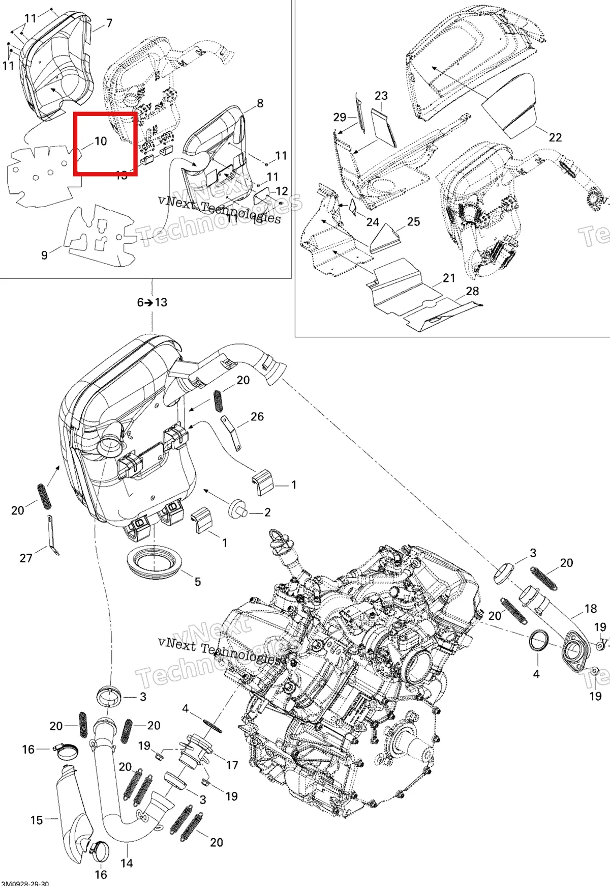 Деталь 514053103 (Изоляция) на схеме узла 2009 Ski-Doo Legend Touring Exhaust System