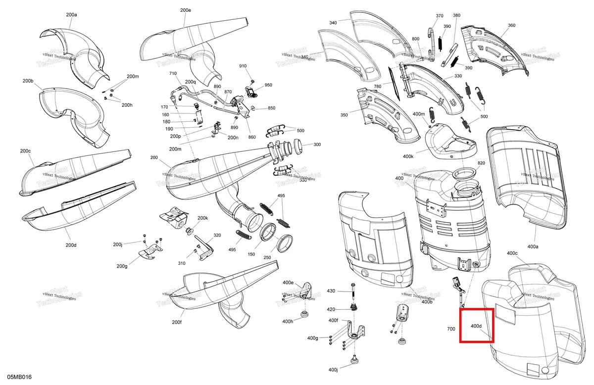 Деталь 514056049 на схеме узла 2022 Ski-Doo SUMMIT 850 E-TEC TURBO - X - Package 154