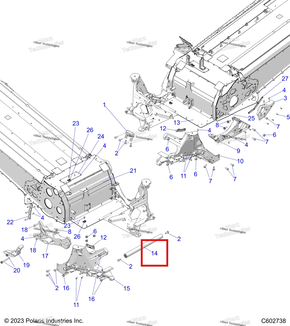 Деталь 5140781 на схеме узла Chassis, Bulkhead Asm. S27ajn8rs