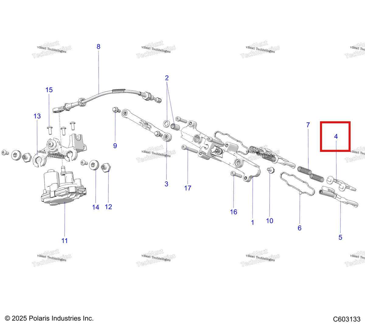 Деталь 5140923 на схеме узла Engine, Exhaust Valve And Actuator S27ajn8rs