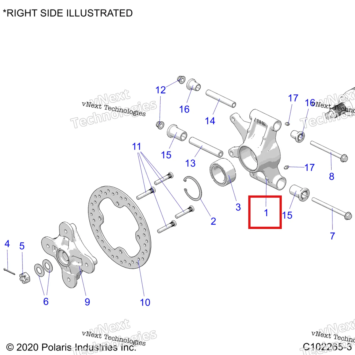 Деталь 5143607 на схеме узла 2026 Polaris SCRAMBLER 850 48
