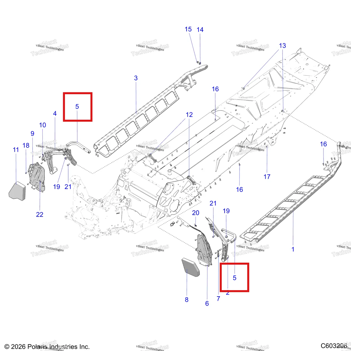 Деталь 5143789-067 на схеме узла Chassis, Footrests And Running Boards S27tfa9b