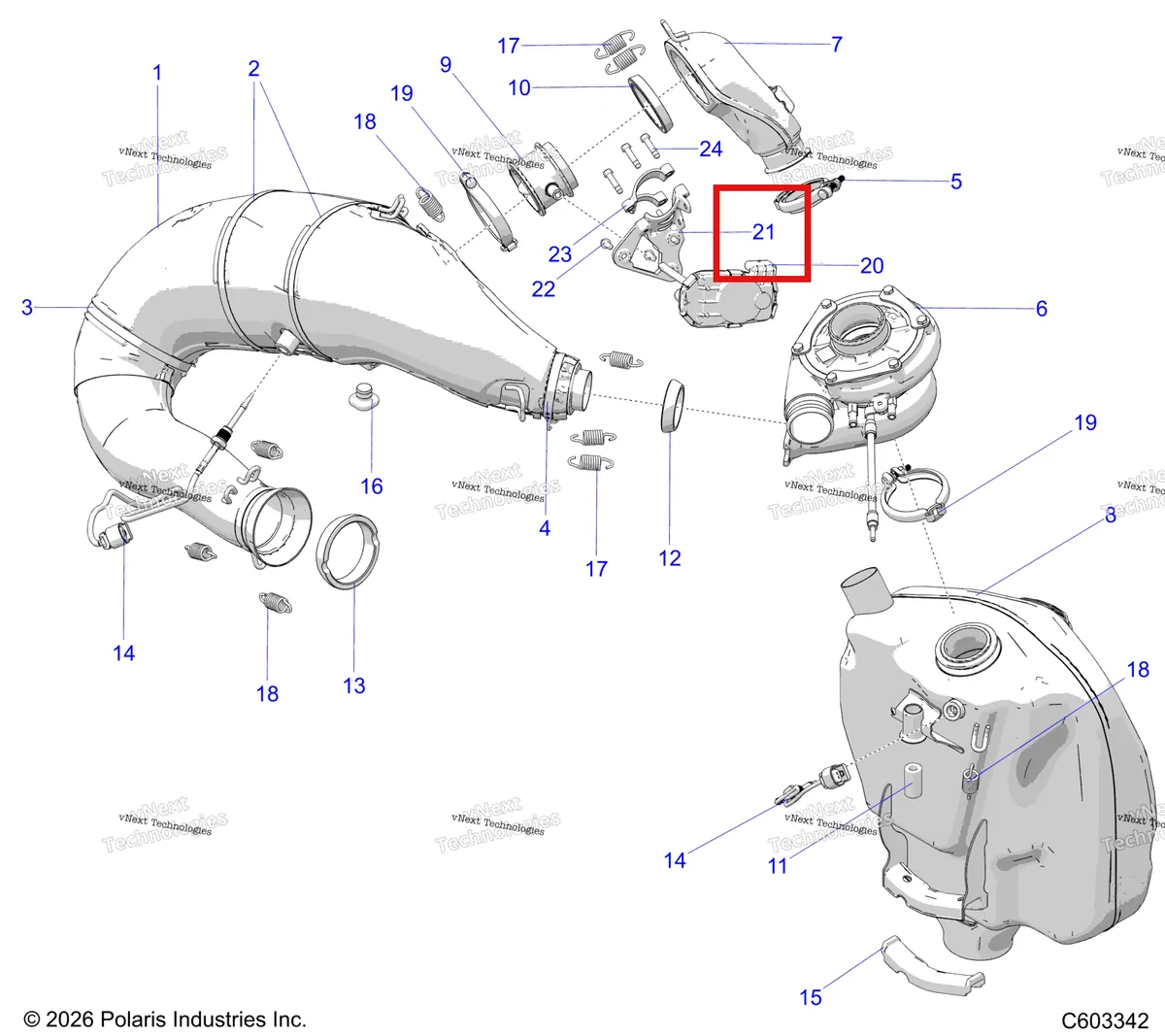 Деталь 5144164 на схеме узла Engine, Exhaust System And Turbo