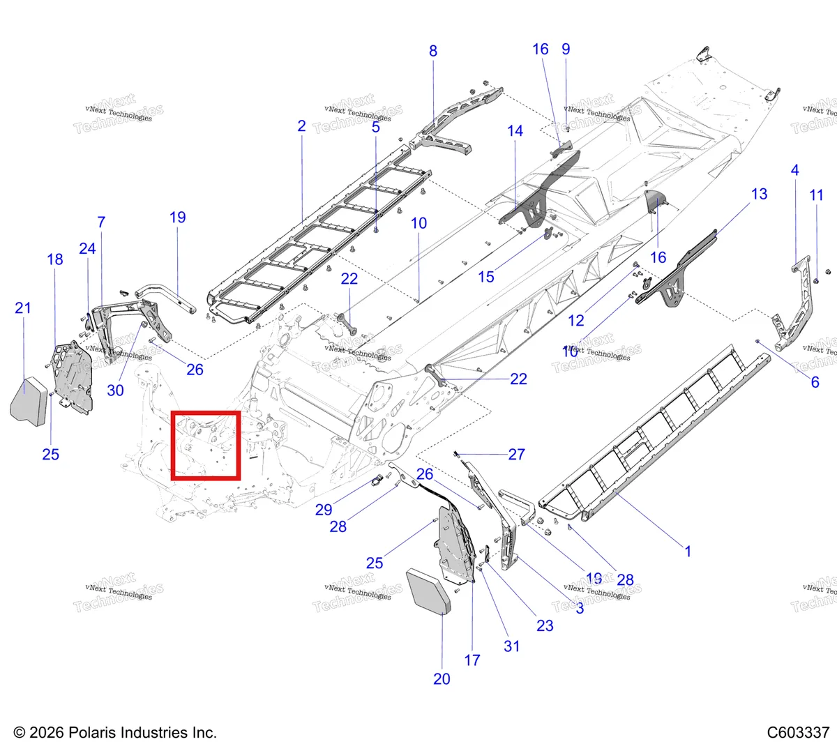 Деталь 5144730-067 на схеме узла Chassis, Footrests And Running Boards S27tfm9b