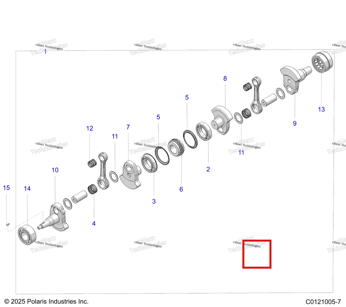 Деталь 5144978 на схеме узла Engine, Crankshaft S27tde6rs