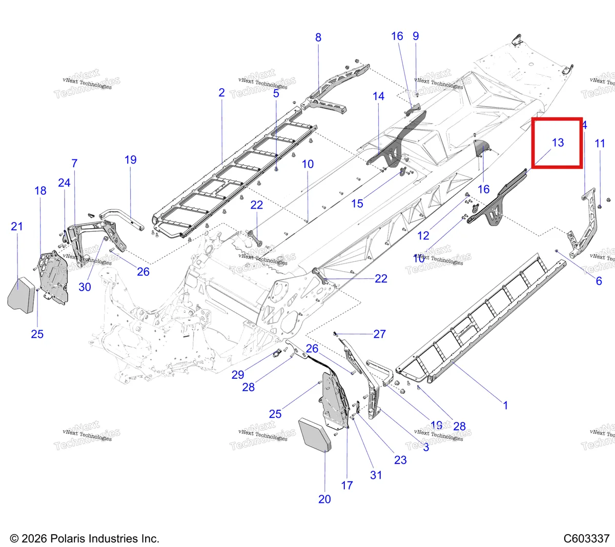 Деталь 5145269-067 на схеме узла Chassis, Footrests And Running Boards S27tgm8m