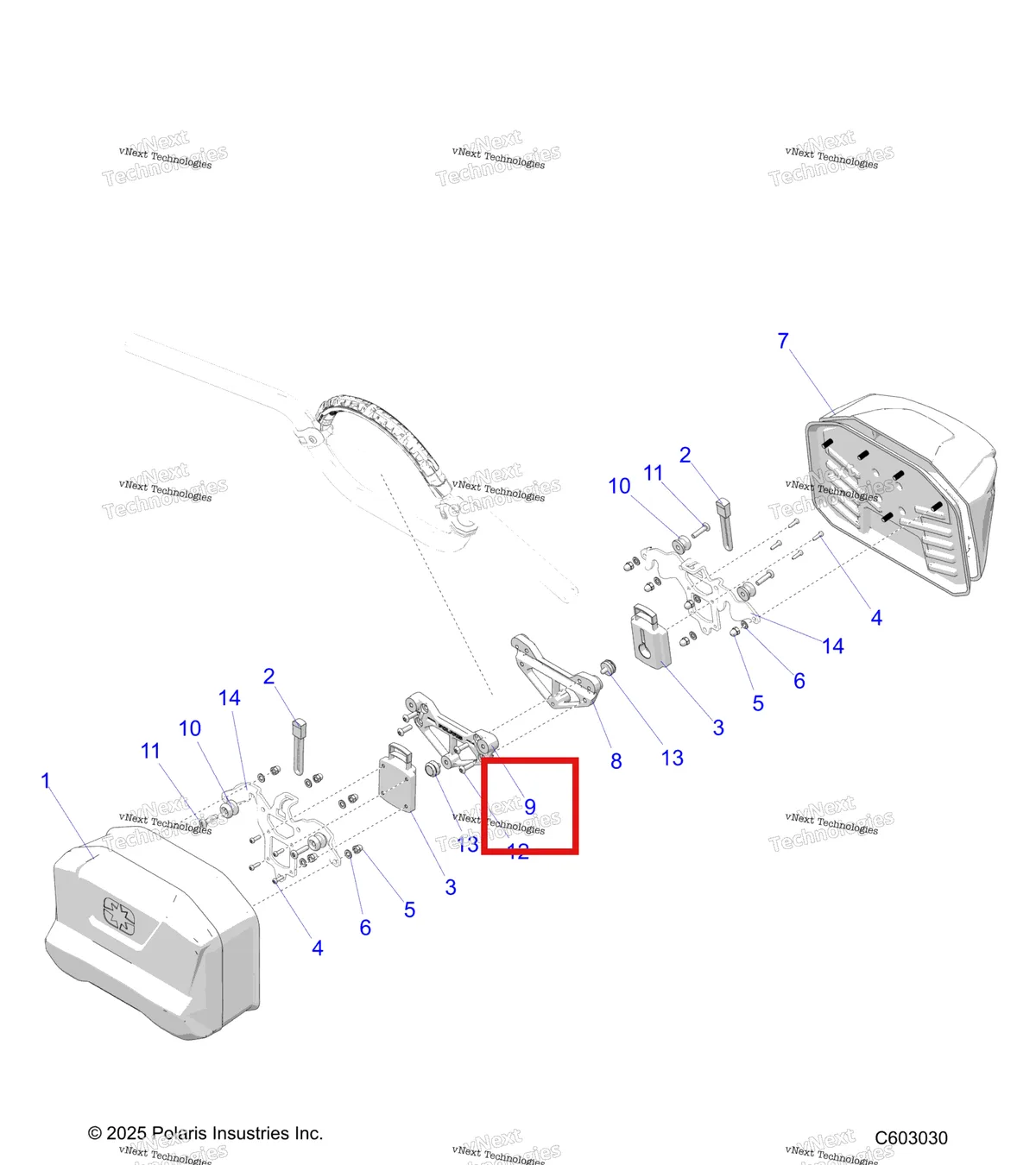 Деталь 5145547-458 на схеме узла Body, Accessory Bags