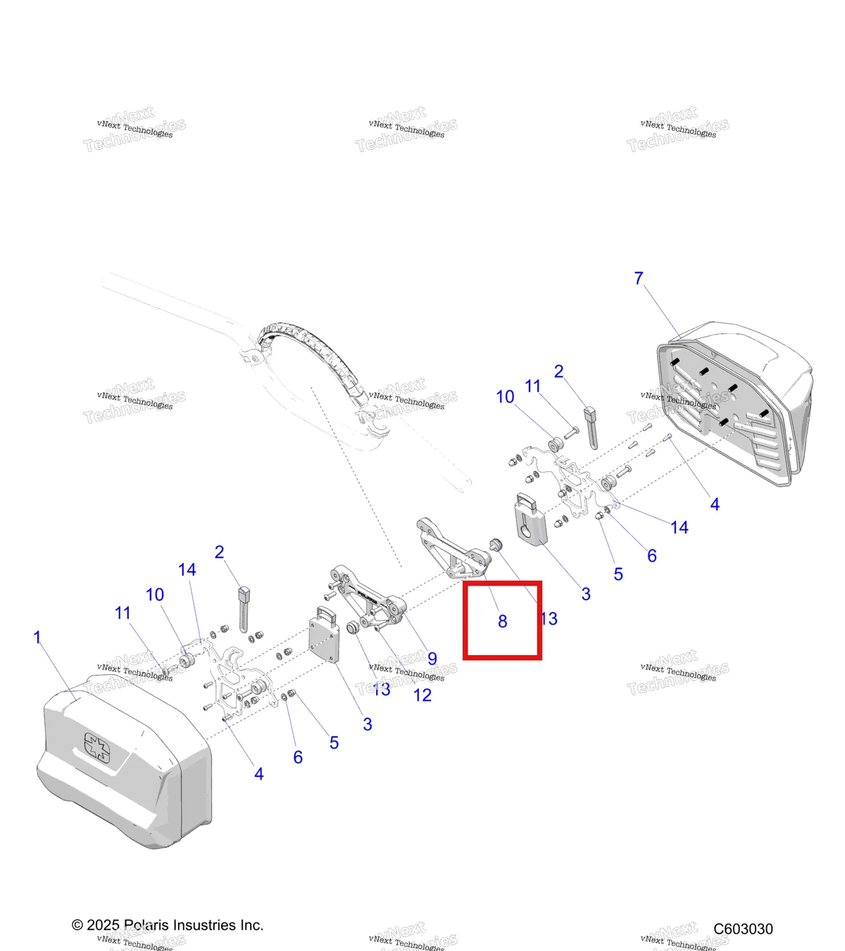 Деталь 5145671-458 на схеме узла Body, Accessory Bags