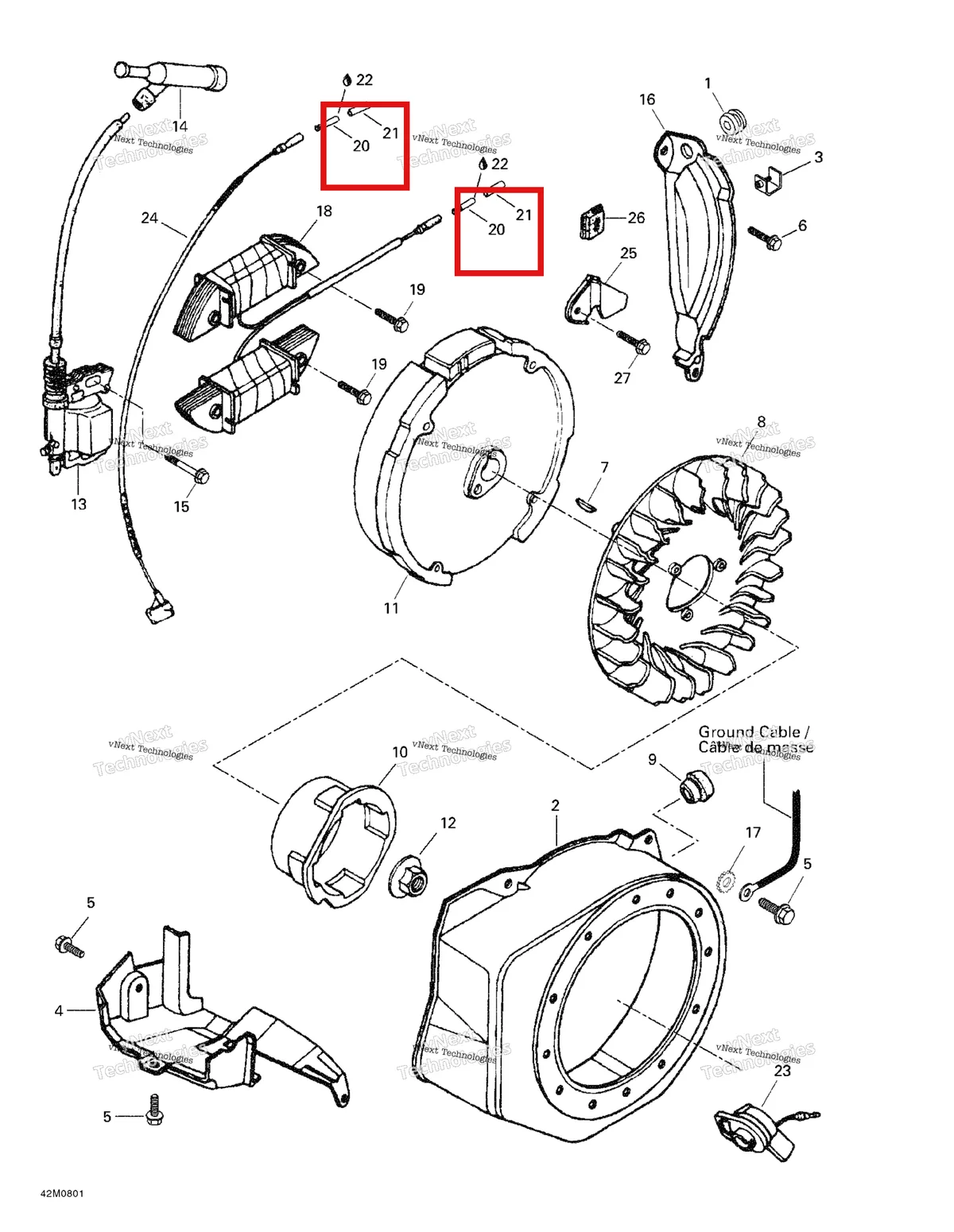 Деталь 515175451 на схеме узла 2008 Ski-Doo Mini Z Ignition
