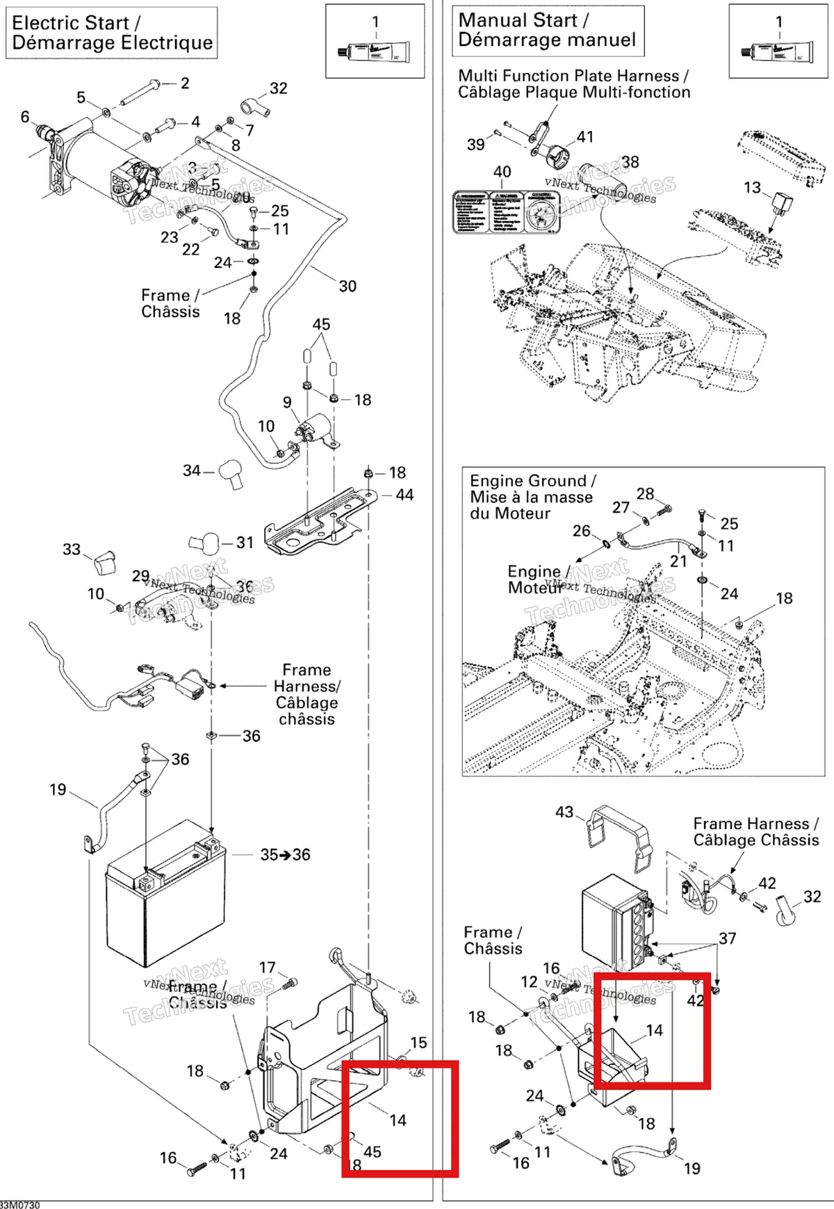 Деталь 515176048 на схеме узла 2007 Ski-Doo MACH Z Adrenaline Electrical System Adr
