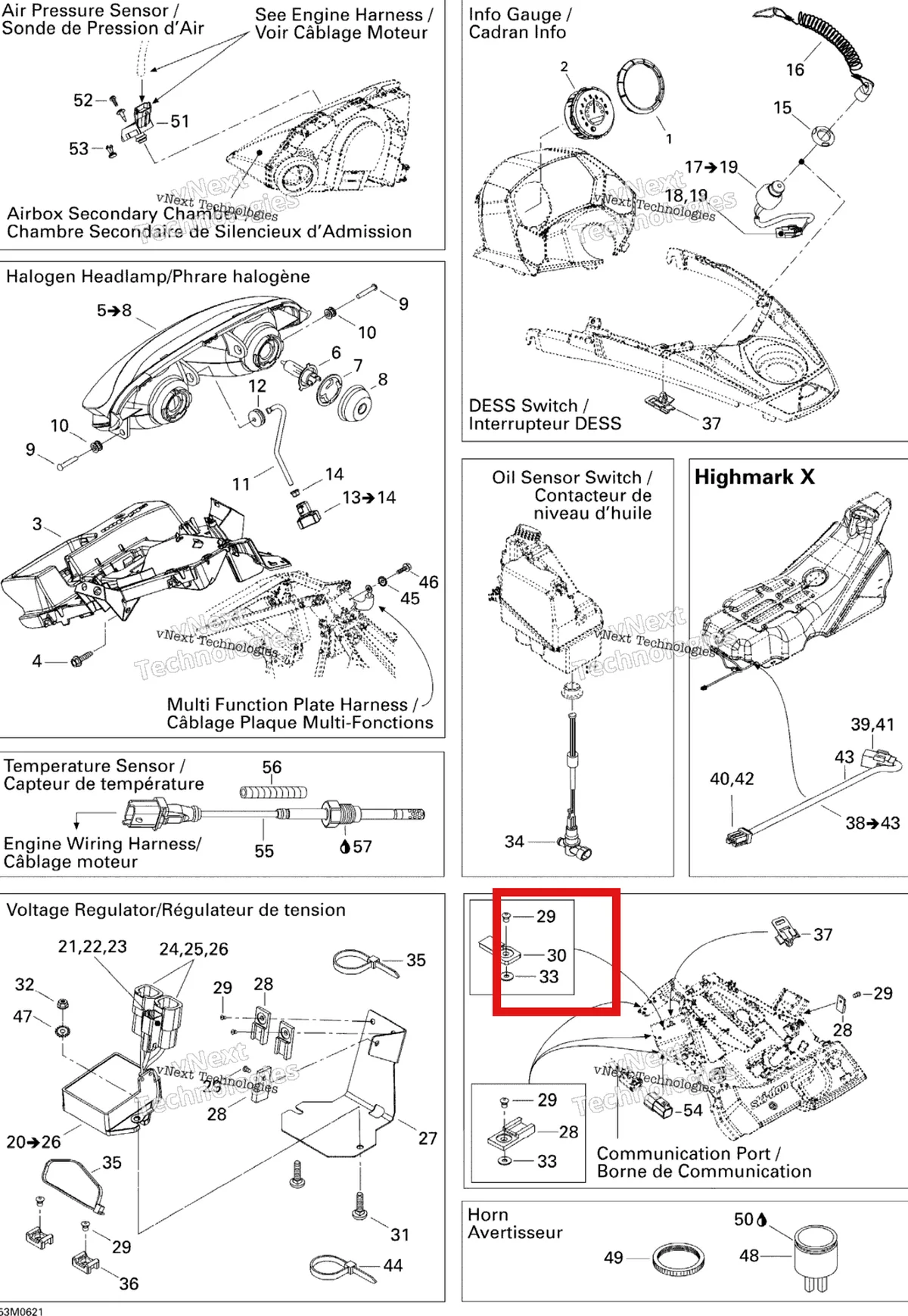 Деталь 515176209 на схеме узла 2006 Ski-Doo Summit 1000 SDI, Highmark & Highmark X Electrical Accessories