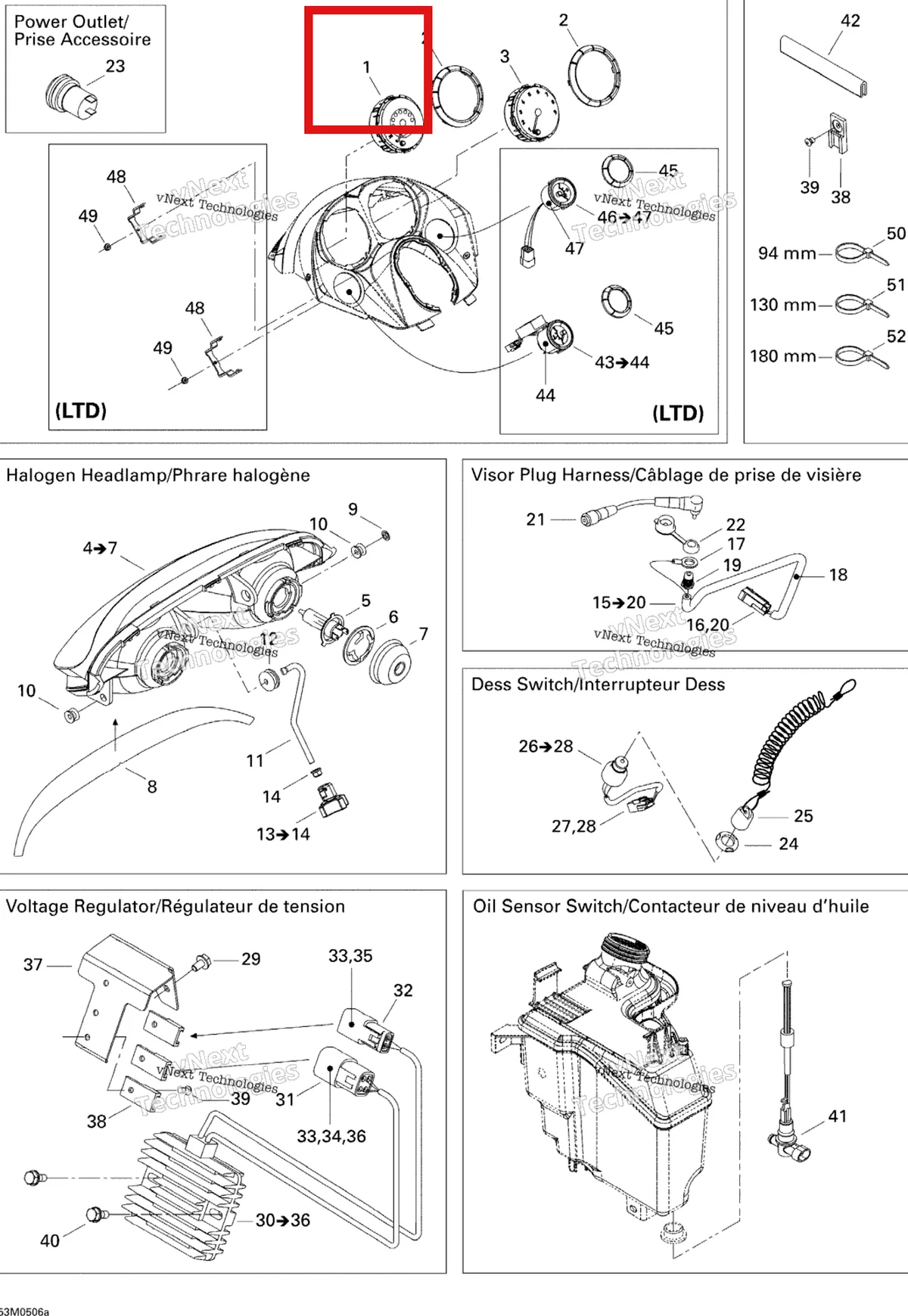 Деталь 515176263 (Деталь Speedometer) на схеме узла 